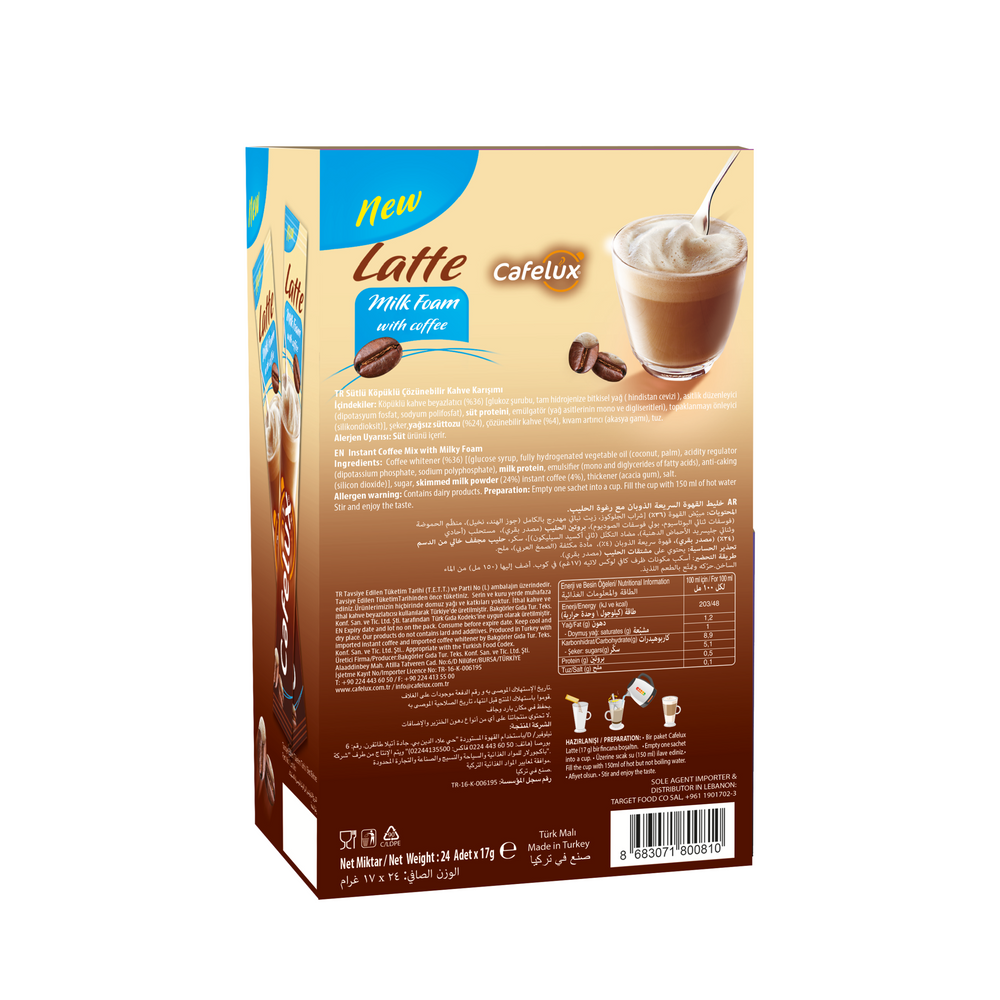 
                  
                    Cafelux Latte - Display Box
                  
                